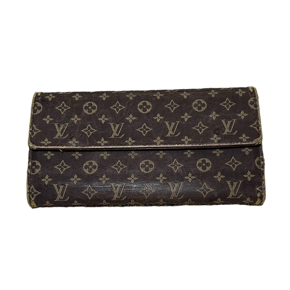 377. Louis Vuitton Mini Lin Sarah Wallet w/COA